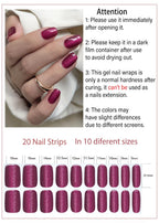 Close up of berry cat eye gel nail design on natural fingernails