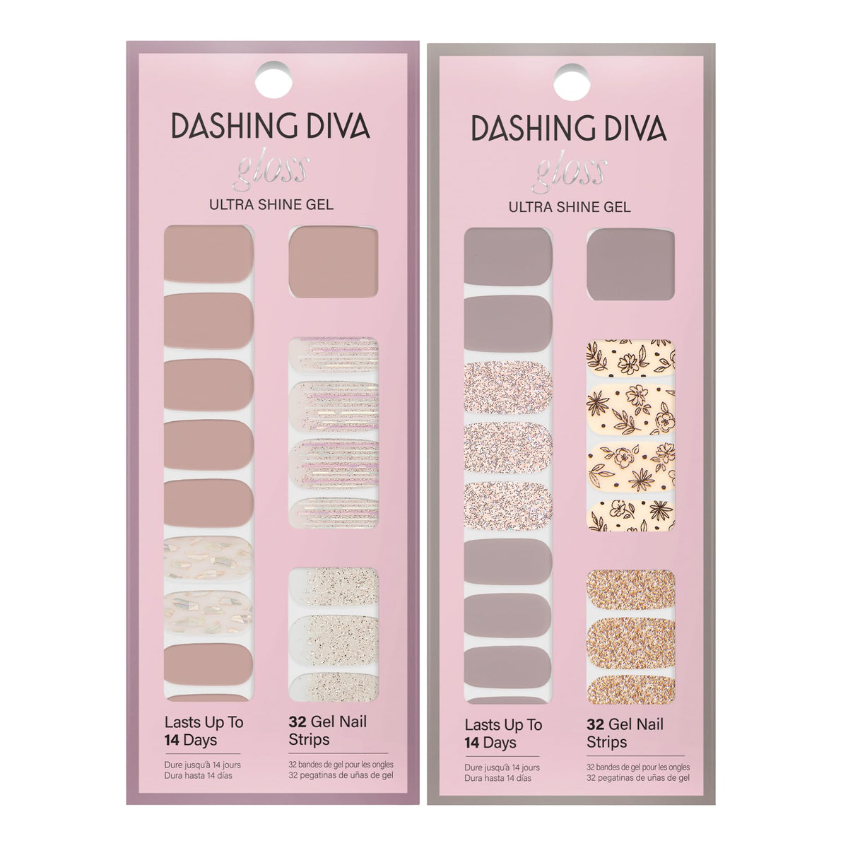 High-shine finish of Dashing Diva Best Sellers collection