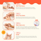 Application process of Heyhae sun cured gel nails