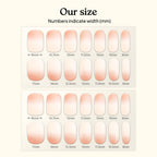 Heyhae gel nail strips assortment showing 28 pieces