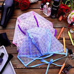 Full set of Waydress highlight hair caps in purple blue and pink