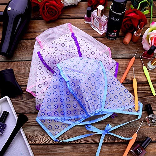 Full set of Waydress highlight hair caps in purple blue and pink