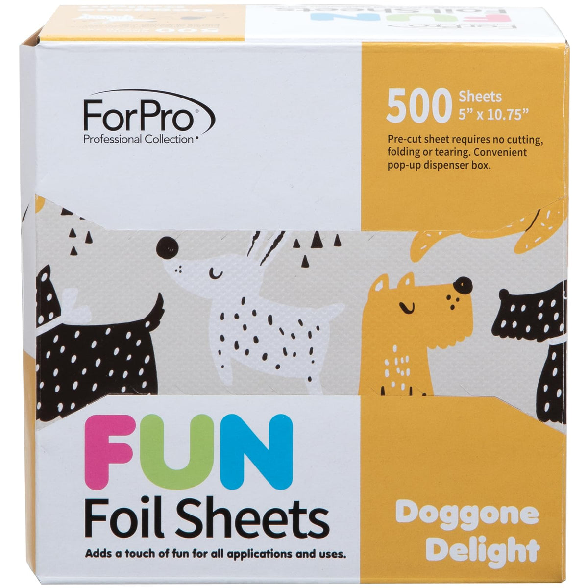 ForPro aluminum foil sheets for hair highlighting application