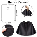 Noverlife salon smock showing adjustable neckband closure