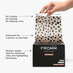 Fromm hair foil pop up dispenser box open showing sheets