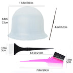 Metal crochet hook tool for hair highlighting