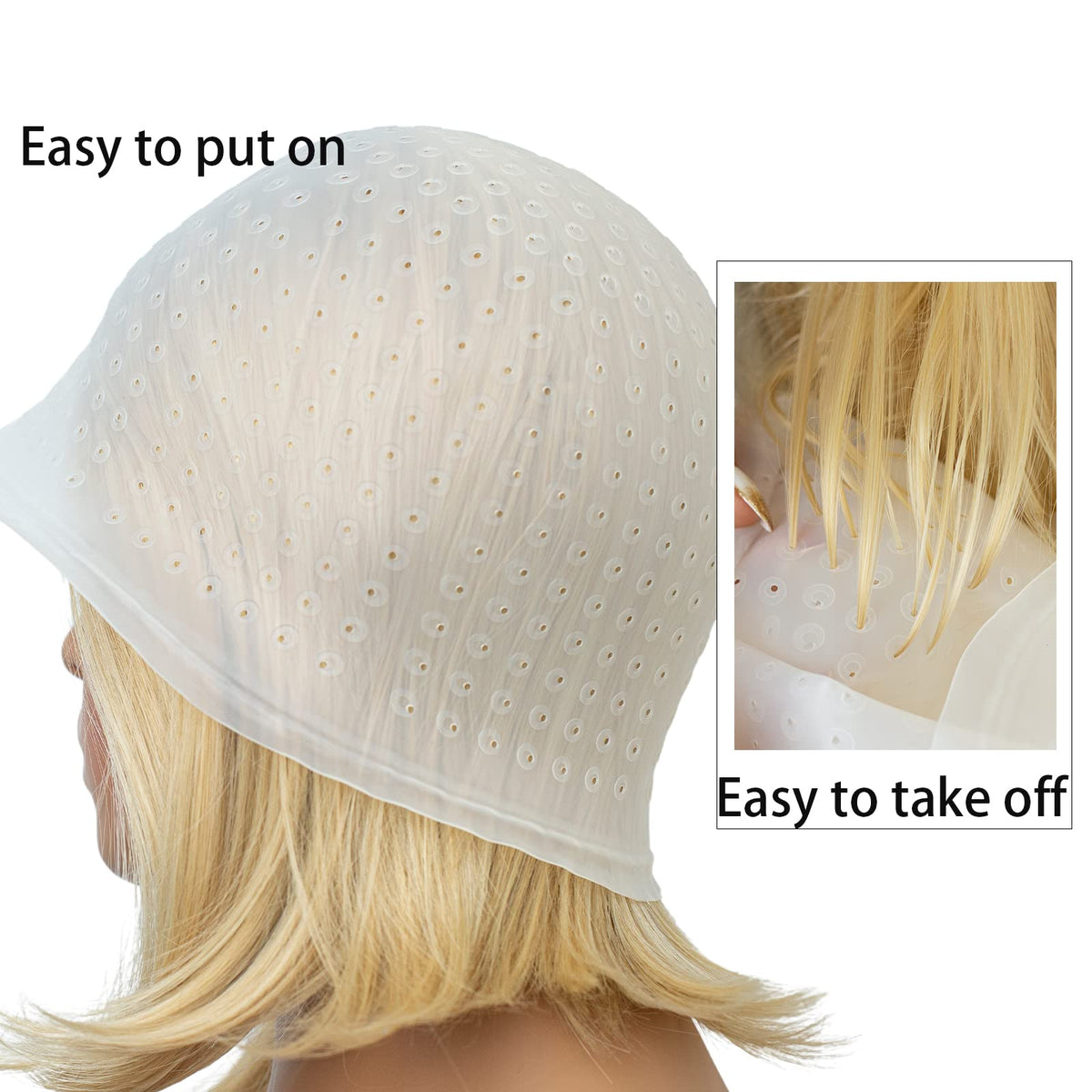 Professional hair dye applicator brushes included in kit