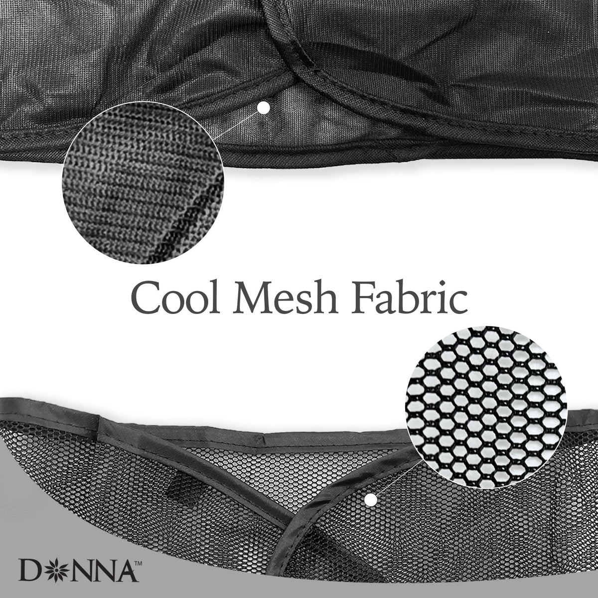 Donna satin hair protection cap for overnight use