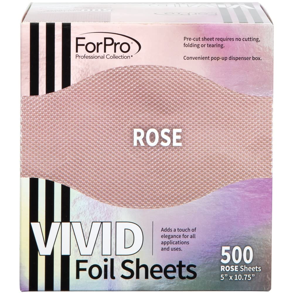 Side view of ForPro Professional Collection hair coloring foil box