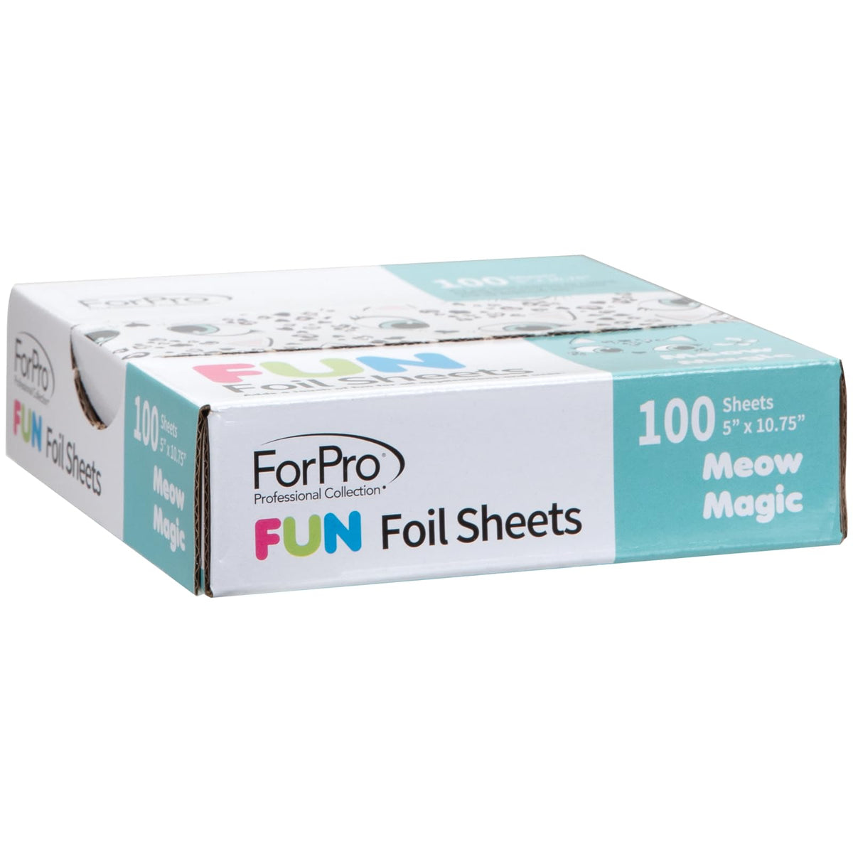 Pop-up dispenser box of ForPro Meow Magic foil sheets