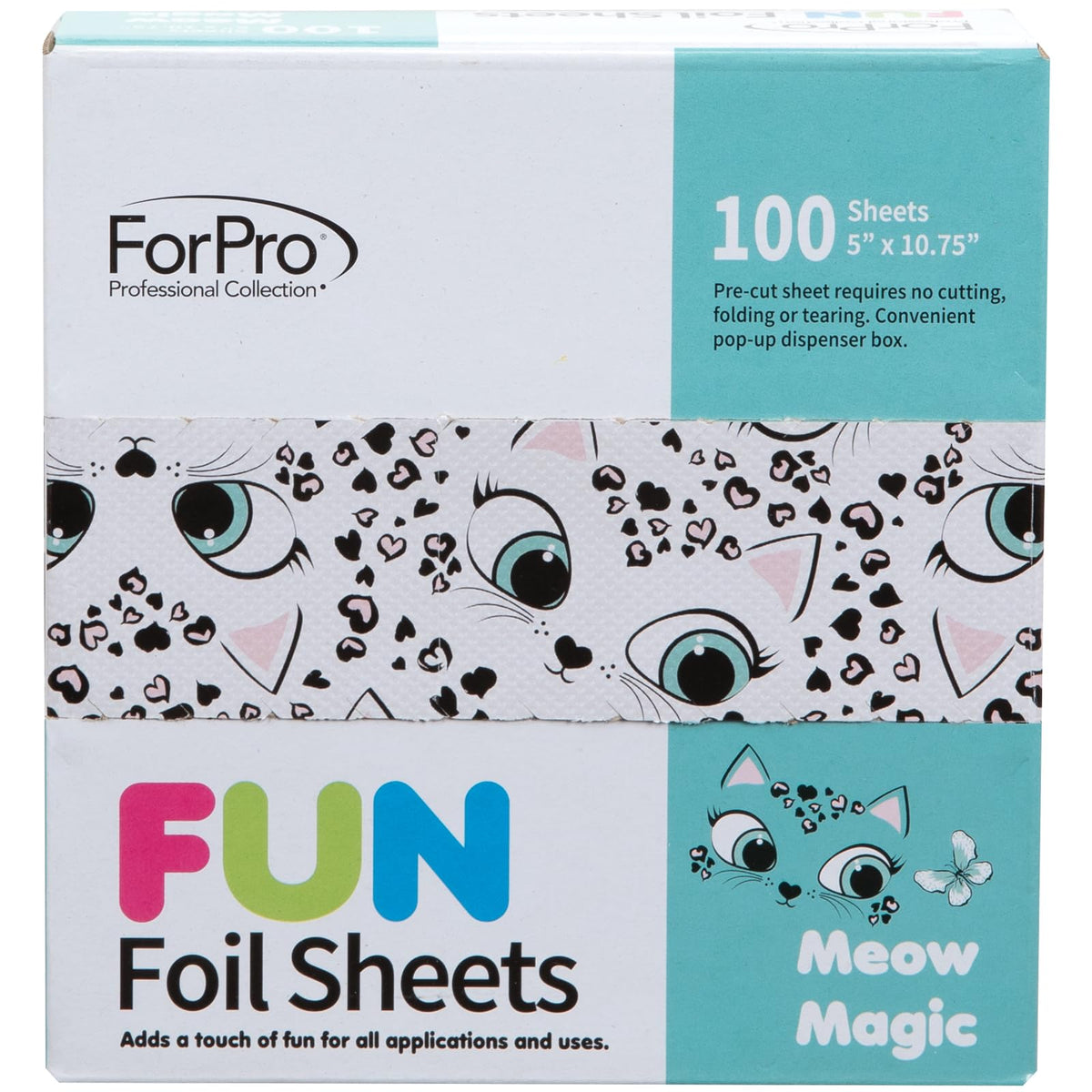 Hair stylist using ForPro aluminum foil for highlights