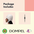 Side profile of Dompel reusable silicone highlighting cap