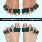 Side profile of PrimalStep soft silicone toe spacers