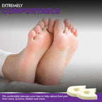 Authentic USA made foam toe separators packaging details