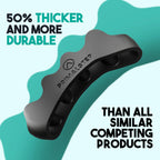 Pair of PrimalStep silicone toe spacers on feet