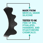 Top view of PrimalStep spacers used for foot alignment