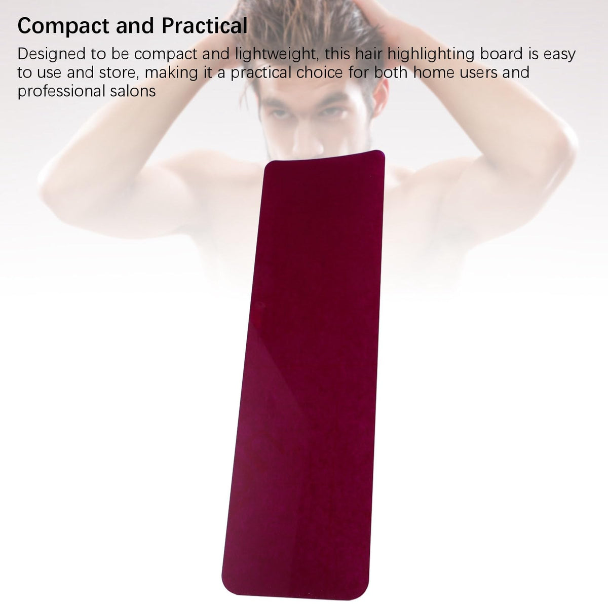 SHKALLI hair coloring board demonstrating foil compatibility for salon styling.