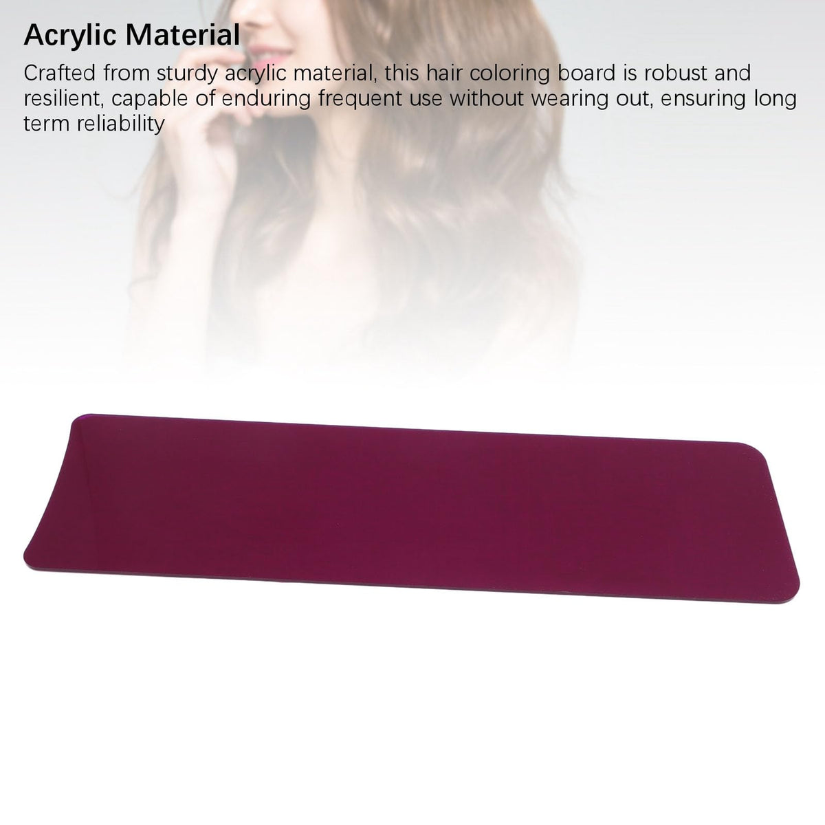 Premium imported SHKALLI acrylic balayage board for precise hair dyeing.