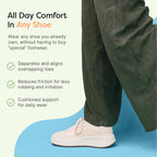 ZenToes triple loop gel corrector showing flexible material