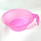 Lasenersm hair dye mixing equipment showcasing the comfortable grip handle and smooth interior surface.