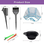 Ahier hair dye mixing bowls with interior measurement scales for precise color formulation.