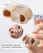 Side profile of Golbylicc bunion corrector on foot