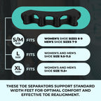 Side profile of Vyce PrimalStep toe straighteners