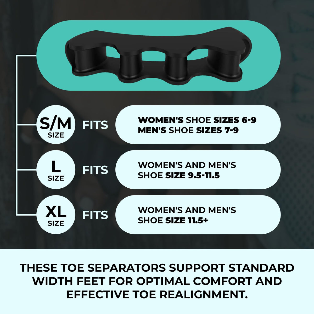 Side profile of Vyce PrimalStep toe straighteners