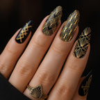 Durable metal nail stamping plate set for professional salon manicures at home.