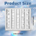 Thrymme transparent silicone beauty tool demonstrating flexible material properties for easy charm removal.