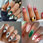 PH PandaHall rustic style DIY manicure stencils measuring 4.7 by 2.3 inches
