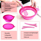 ZMOIVOK hair dye brush and bowl set with disposable protective capes and gloves
