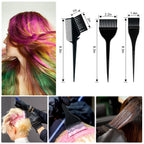 Xarchy salon tint kit showcasing the collapsible silicone mixing bowl expanded for hair dye preparation.