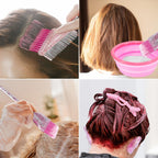 Asqraqo home coloring accessories including dual sectioning clips holding hair securely
