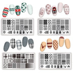 Born Pretty nail art stamping templates kit for DIY manicure