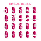 Assorted designs of TailaiMei nail art vinyl stencil sheets