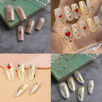 3D self-adhesive nail art stickers for diy manicures