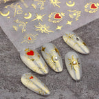 Metallic nail art accessories collection for women