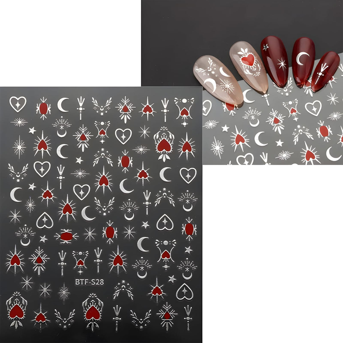 Kikonoke celestial theme nail decoration set