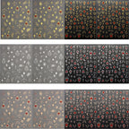 Professional nail art stickers for acrylic and natural nails
