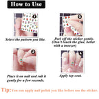 Authentic Ihukeit nail art stickers for professional DIY manicure