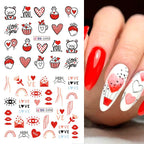 Applying Mangoit water transfer nail sliders to artificial nails