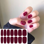 Full coverage Wokoto solid color nail polish stickers