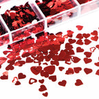 Sinsen nail art glitter applied on acrylic manicure