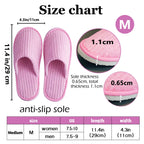 Non-slip sole view of LiliGloris guest slippers