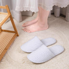 Close up of Tinsky slipper non-slip EVA textured sole