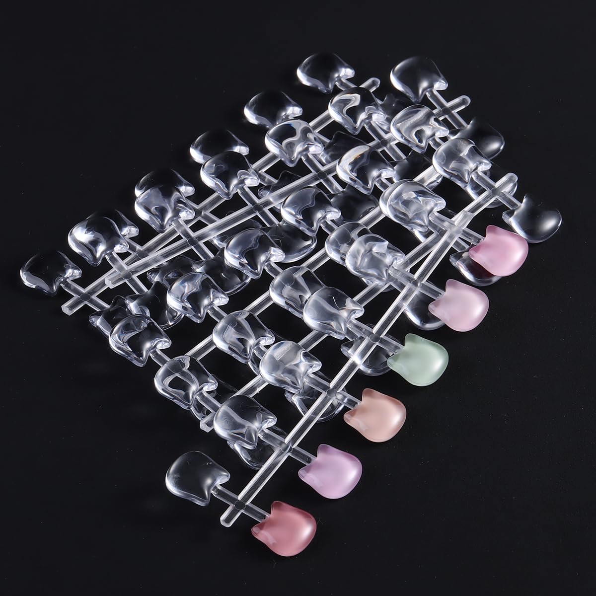Gel polish sample swatches for nail technicians