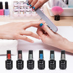 Tbestmax nail polish display set for home DIY practice