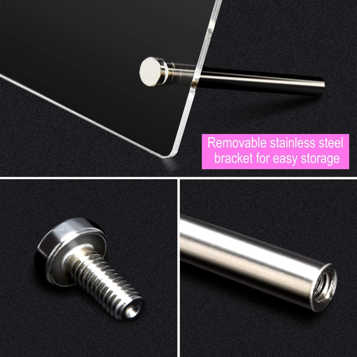 Two piece Noverlife acrylic false nail sample holder