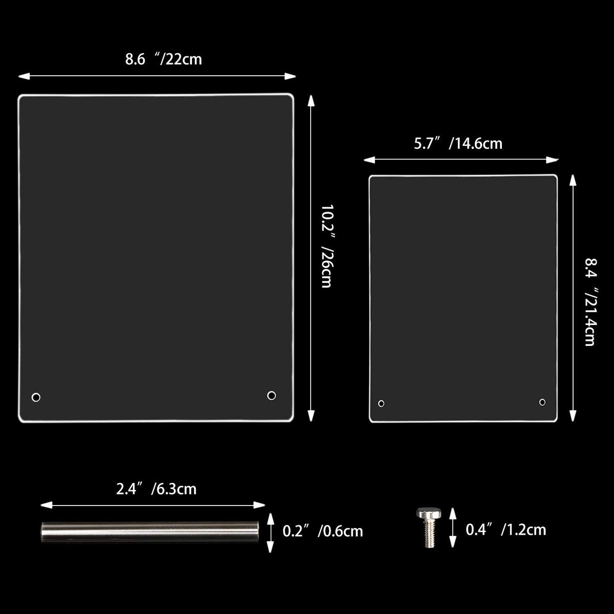 Noverlife transparent display board for nail design practice